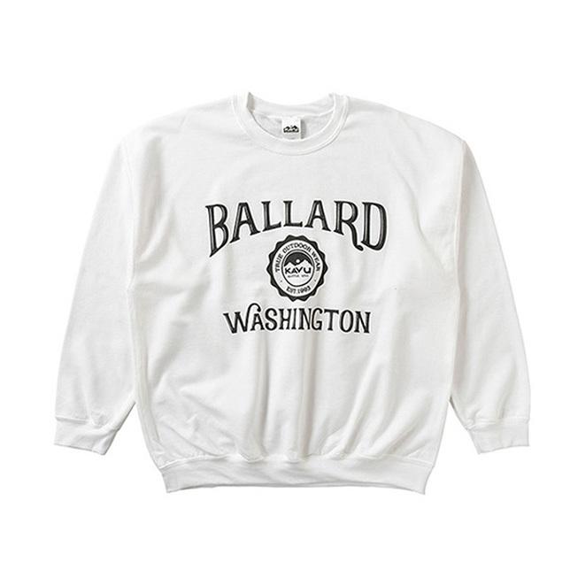 KAVU カブー メンズ カレッジスウェット プリントスウェット クルーネック | KAVU | 02