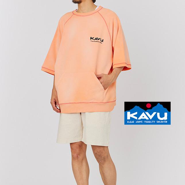 KAVU カブー メンズ ショートスリーブ スウェット  プリント 半袖 スウェット クルーネック | KAVU | 02