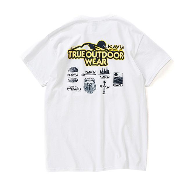 KAVU カブー イベント Tee メンズ Tシャツ プリント Tシャツ バックプリント | KAVU | 01