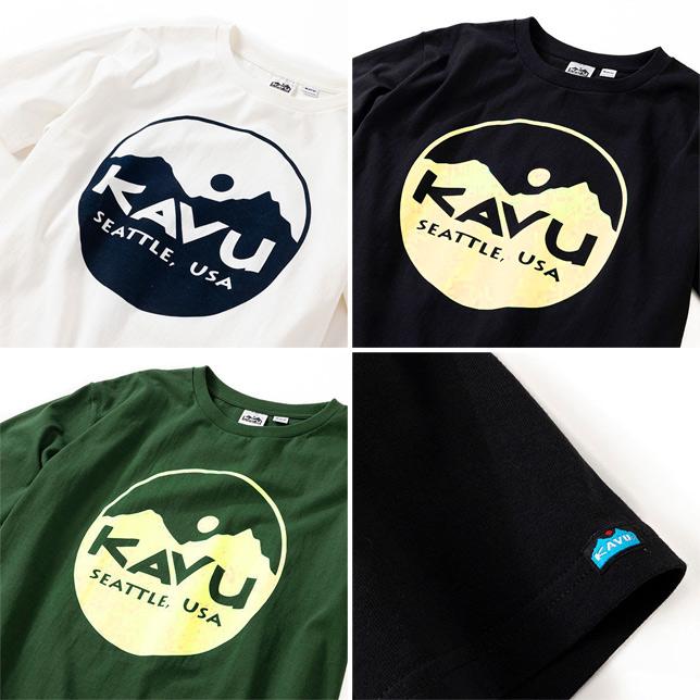 KAVU カブー メンズ サークルロゴTシャツ プリントTシャツ | KAVU | 02