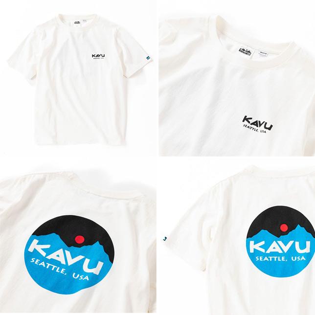 KAVU カブー メンズ マウンテンロゴTシャツ プリントTシャツ バックプリント | KAVU | 02