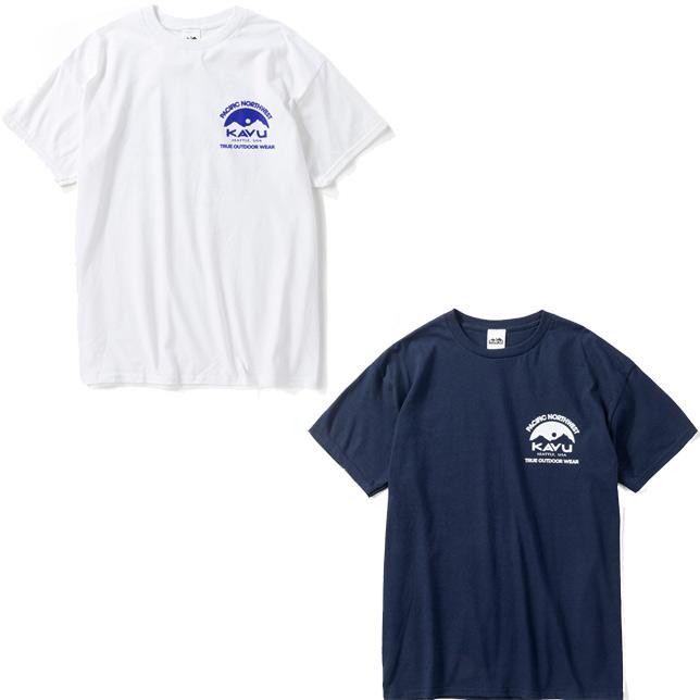 KAVU カブー メンズ シアトルロゴ Tシャツ バックプリント | KAVU | 01