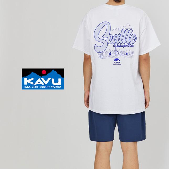 KAVU カブー メンズ シアトルロゴ Tシャツ バックプリント | KAVU | 02