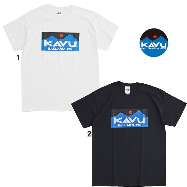 KAVU カブー メンズ バラードTee Tシャツ プリントTシャツ ボックスロゴ | KAVU