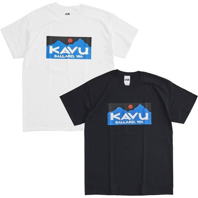KAVU カブー メンズ バラードTee Tシャツ プリントTシャツ ボックスロゴ | KAVU | 01