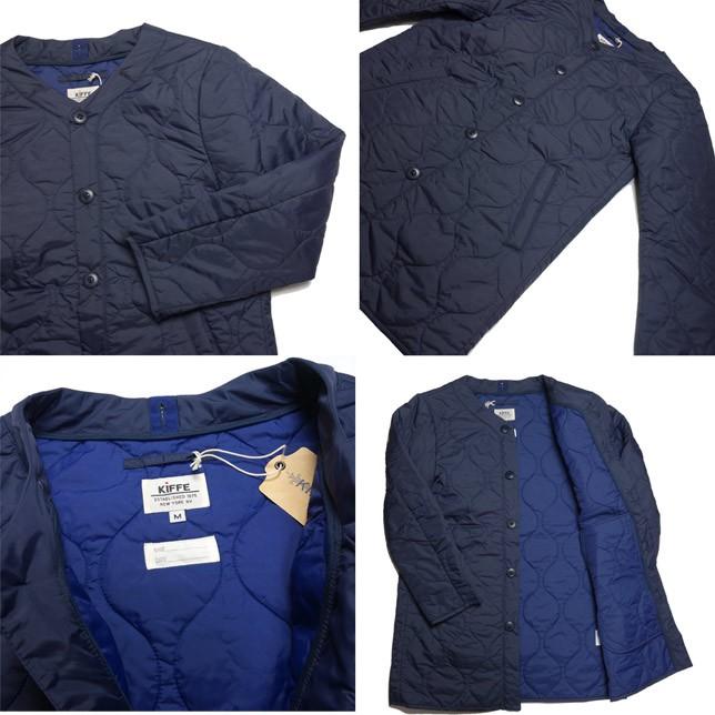 KIFFE キッフェ メンズ キルティングジャケット ハーフ丈 ナイロンジャケット キルト コート |  | 02