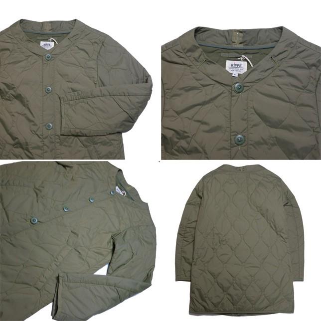 KIFFE キッフェ メンズ キルティングジャケット ハーフ丈 ナイロンジャケット キルト コート |  | 03