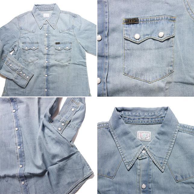 Lee Aライン デニム ウエスタン シャツワンピース LL4839 レディース | Lee | 02