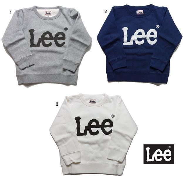 Lee ロゴプリント クルー スウェット キッズ  ジュニア クルーネック トレーナー LS7177 | Lee