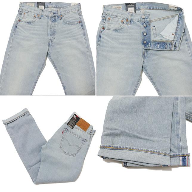 Levi's リーバイス 501 ジーンズ デニム ストレート 3398 ライトインディゴ WORN IN レザーパッチ セルビッチデニム 赤耳  BIG E  ユーズド加工 | Levi's | 02