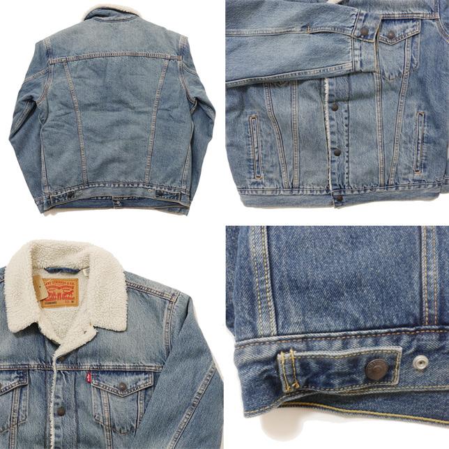 Levi's70609デニムボアジャケット シェルパ Gジャン短丈vintage 80s Levi's70609 リーバイス アメリカ製 デニム ボア トラッカー