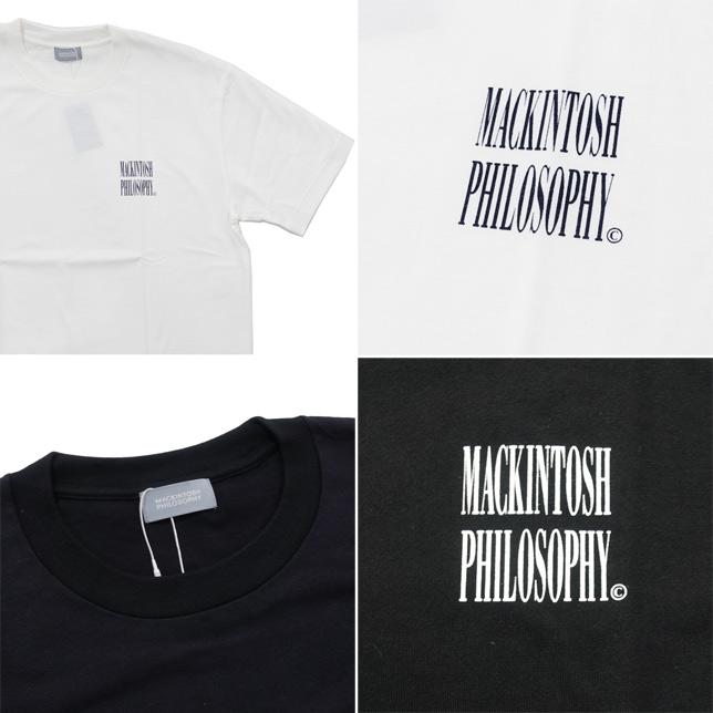 マッキントッシュ フィロソフィー シャープロゴTシャツ 半袖 プリントTシャツ MACKINTOSH PHILOSOPHY SHARP LOGO T GREY LABEL | MACKINTOSH PHILOSOPHY | 02