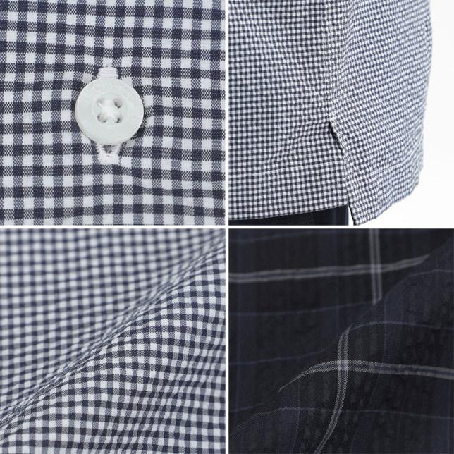 マッキントッシュ フィロソフィー トロッター スクエアボタンダウン半袖シャツ サッカーチェック MACKINTOSH PHILOSOPHY H1M59329 | MACKINTOSH PHILOSOPHY | 03