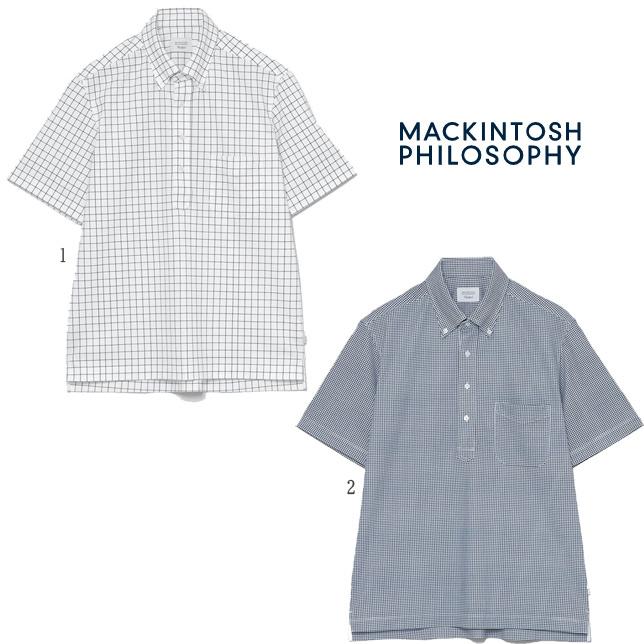 マッキントッシュ フィロソフィー トロッター ボタンダウンポロ カノコ 柄バリエーション ポロシャツ MACKINTOSH PHILOSOPHY H1M77328 | MACKINTOSH PHILOSOPHY