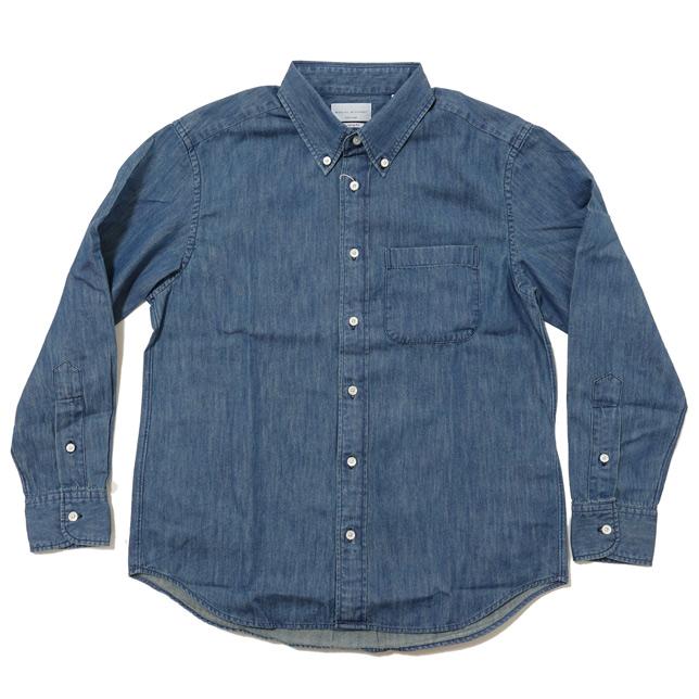 マニュアルアルファベット デニムボタンダウンシャツ ワイドシルエット 6oz DENIM BD SHT/Bulging Fit MANUAL ALPHABET BASIC-BG-003 デニムシャツ |  | 05