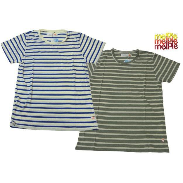 melple メイプル ボーダー ポケット CALIFORNIA DRY Tシャツ COOL MAX | 