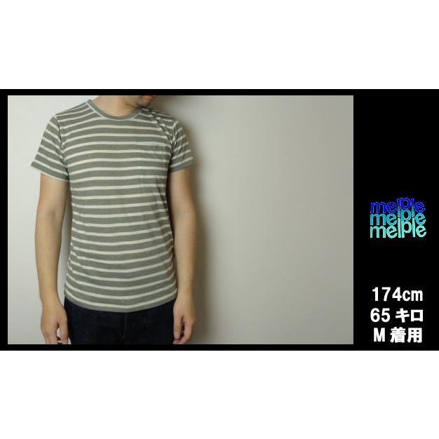 melple メイプル ボーダー ポケット CALIFORNIA DRY Tシャツ COOL MAX |  | 01