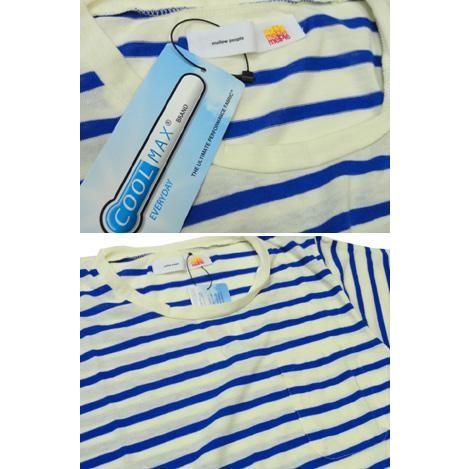 melple メイプル ボーダー ポケット CALIFORNIA DRY Tシャツ COOL MAX |  | 02