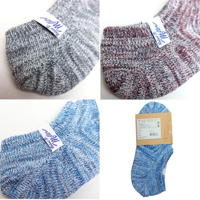 MILLER ミラー アンクル スニーカー ソックス スラブ 綿混 ソックス 3P メンズ 靴下 ROBERT P MILLER 321C | ミラー | 02