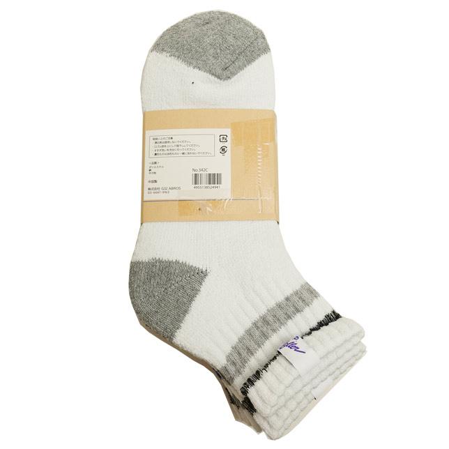 MILLER ミラー ショート スニーカー ソックス 綿混 ソックス 3P メンズ 靴下 ライン ROBERT P MILLER 342C | ミラー | 02