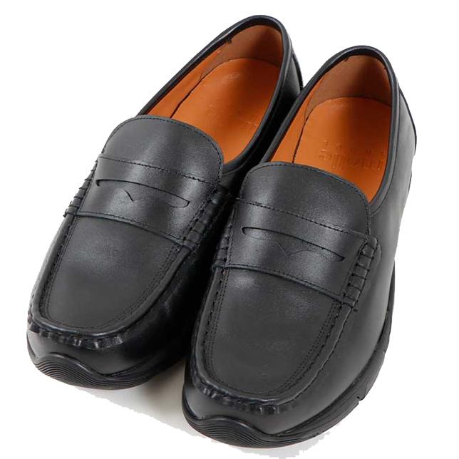 モールシューズ ローファー レザー メンズ レディース 黒 ブラック ハイブリッドローファー コインローファー 撥水 ビブラムソール molle shoes HYBRID LOAFERS |  | 02