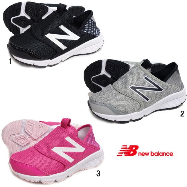 ニューバランス  キッズ スニーカー K150S スリッポン  BWY ブラック GRY グレー MGY ピンク | New Balance