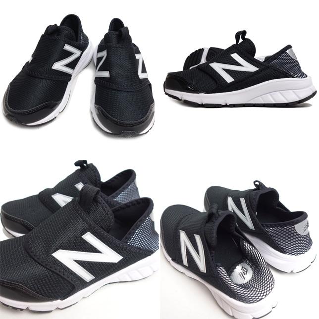 ニューバランス  キッズ スニーカー K150S スリッポン  BWY ブラック GRY グレー MGY ピンク | New Balance | 01