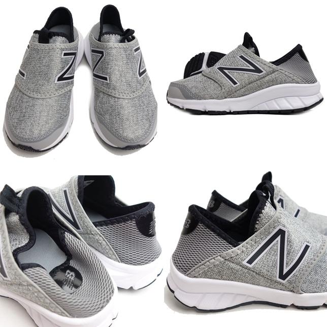 ニューバランス  キッズ スニーカー K150S スリッポン  BWY ブラック GRY グレー MGY ピンク | New Balance | 02