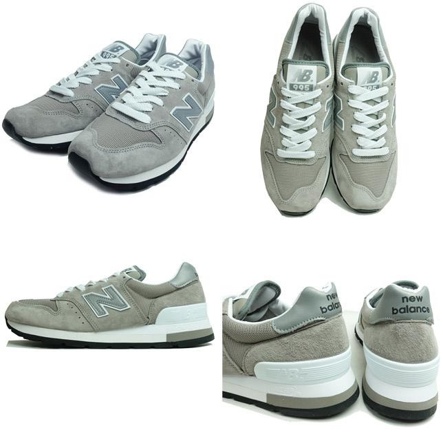 new balance ニューバランス M995 GR グレー CO ホワイト スニーカー メンズ | New Balance | 01