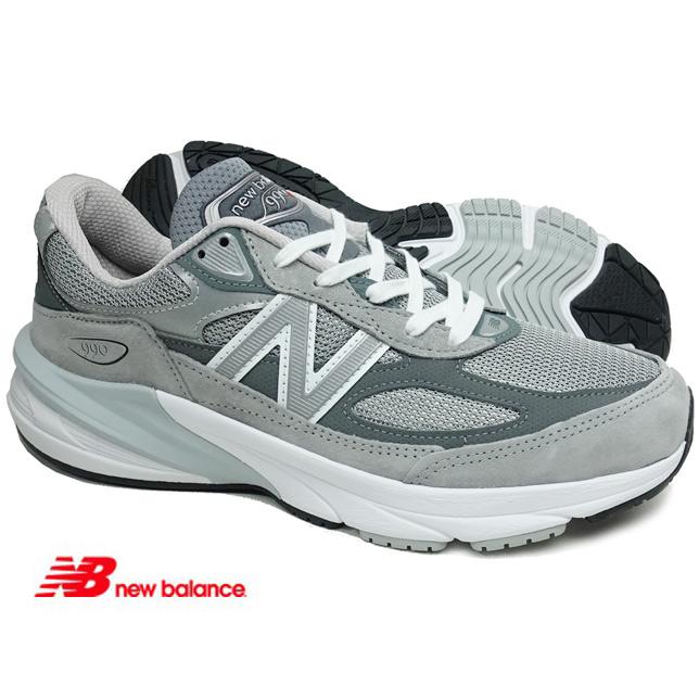 NEW BALANCE ニューバランス M990 スエードメッシュ スニーカー Made in USA 990 v6 GL6 GRAY | New Balance