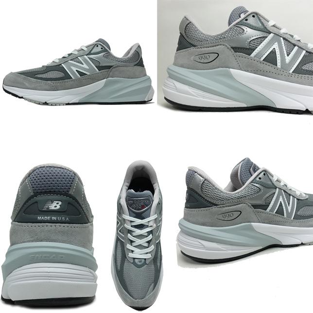 NEW BALANCE ニューバランス M990 スエードメッシュ スニーカー Made in USA 990 v6 GL6 GRAY | New Balance | 02