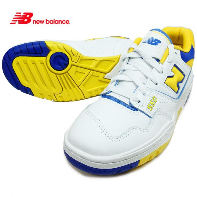 NEW BALANCE ニューバランス BB550 NCG ホワイトイエローブルー スニーカー  レディース メンズ | New Balance