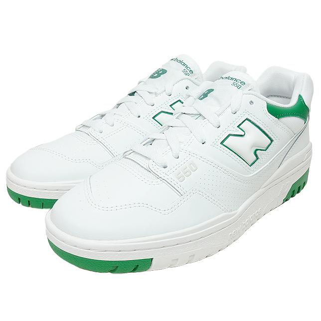 NEW BALANCE ニューバランス BB550 SWB ホワイトグリーン スニーカー  レディース メンズ | New Balance | 01