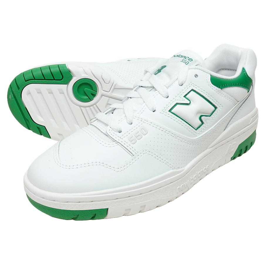 NEW BALANCE ニューバランス BB550 SWB ホワイトグリーン スニーカー  レディース メンズ | New Balance | 03