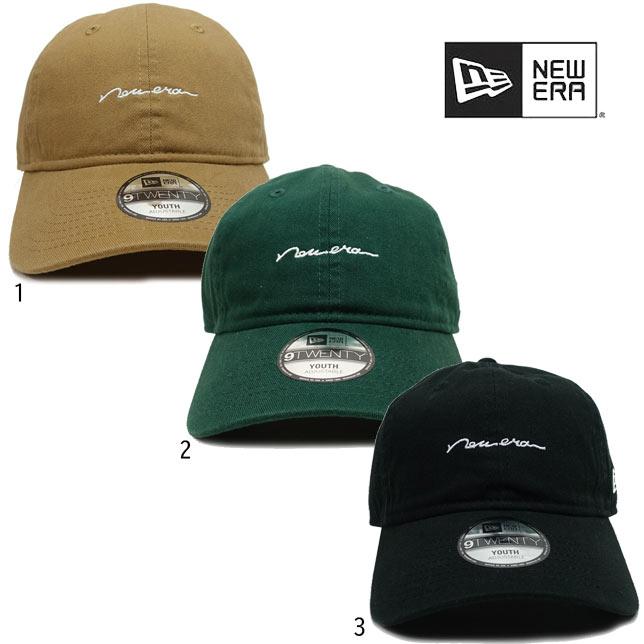 ニューエラ ユース 920 Youth 9TWENTY Strap Logo スクリプトロゴ NEW ERA CAP キャップ キッズ ジュニア 子供 | NEW ERA