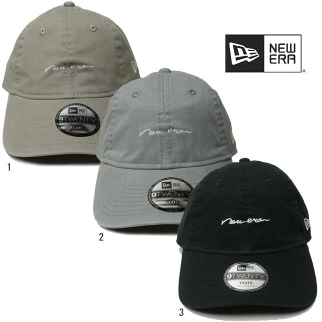 ニューエラ ユース 920 Youth 9TWENTY Handwritten Logo 手書き風ロゴ NEW ERA CAP キャップ キッズ ジュニア 子供 | NEW ERA