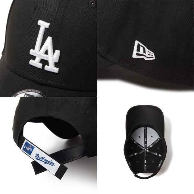 ニューエラ 9FORTY MLB Woven Label NEW ERA CAP LA ロサンゼルス ドジャース ブラック 14388677 メンズ レディース | NEW ERA | 02