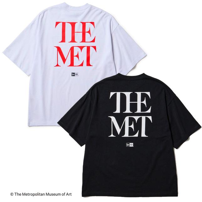 ニューエラ 半袖 オーバーサイズ コットン Tシャツ The Met 白 ホワイト 黒 ブラック NEWERA バックロゴ プリントTシャツ | NEW ERA | 02