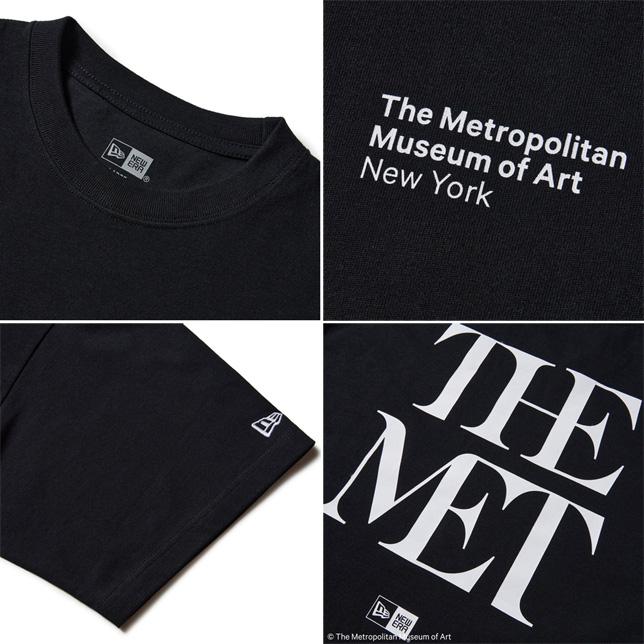 ニューエラ 半袖 オーバーサイズ コットン Tシャツ The Met 白 ホワイト 黒 ブラック NEWERA バックロゴ プリントTシャツ | NEW ERA | 05