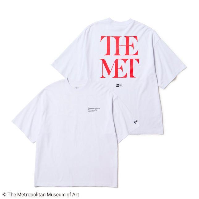 ニューエラ 半袖 オーバーサイズ コットン Tシャツ The Met 白 ホワイト 黒 ブラック NEWERA バックロゴ プリントTシャツ | NEW ERA | 06
