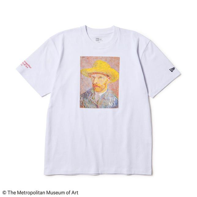 ニューエラ 半袖 コットン Tシャツ The Met 白 フィンセント ファン ゴッホ ホワイト レギュラーフィット NEWERA プリントTシャツ | NEW ERA | 02