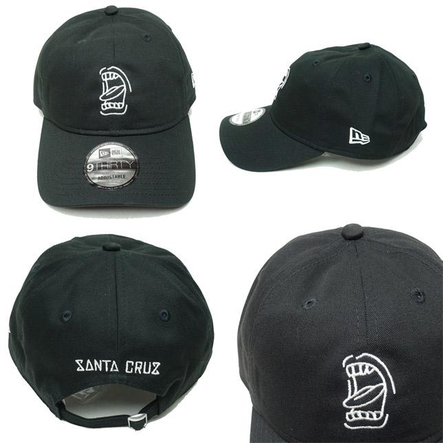 Newera ニューエラ 9THIRTY Santa Cruz サンタクルーズ アウトライン ブラック キャップ CAP | NEW ERA | 02