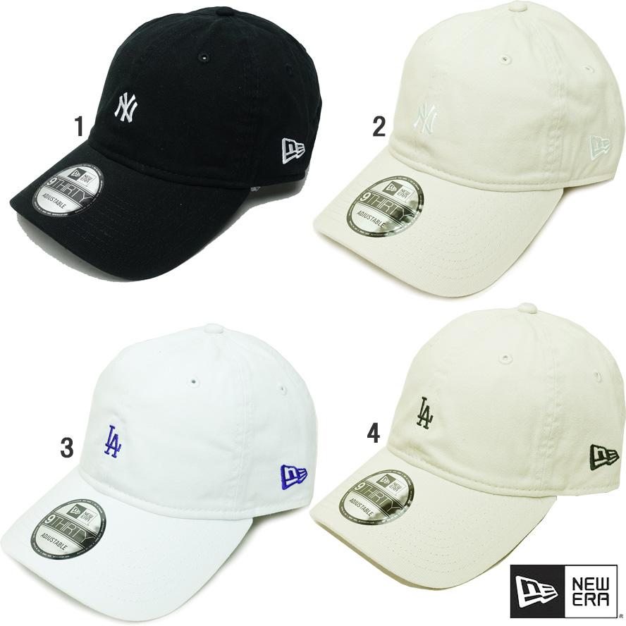 ニューエラ メンズ キャップ 9THIRTY ウォッシュドコットン ミニロゴ CAP NY LA newera 930 CAP | NEW ERA