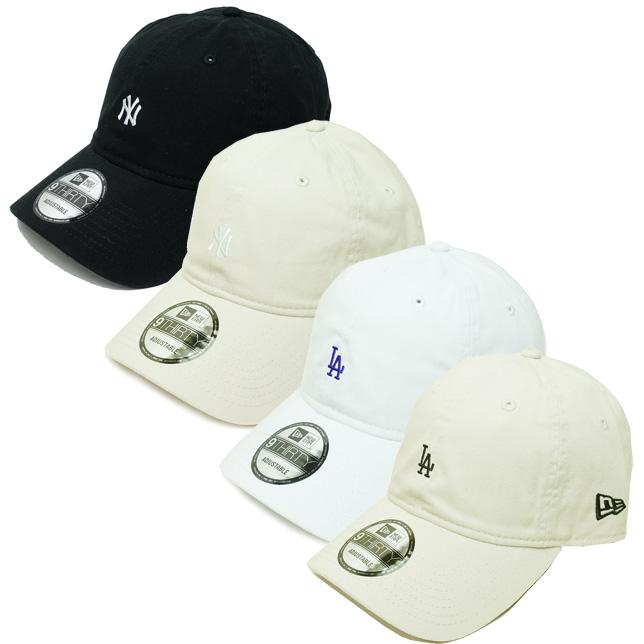 ニューエラ メンズ キャップ 9THIRTY ウォッシュドコットン ミニロゴ CAP NY LA newera 930 CAP | NEW ERA | 01