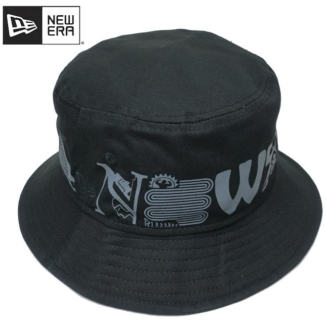 ニューエラ バケット01 ERIC ELMS エリック エルムズ タイポグラフィー バケット ハット newera HAT 帽子 | NEW ERA