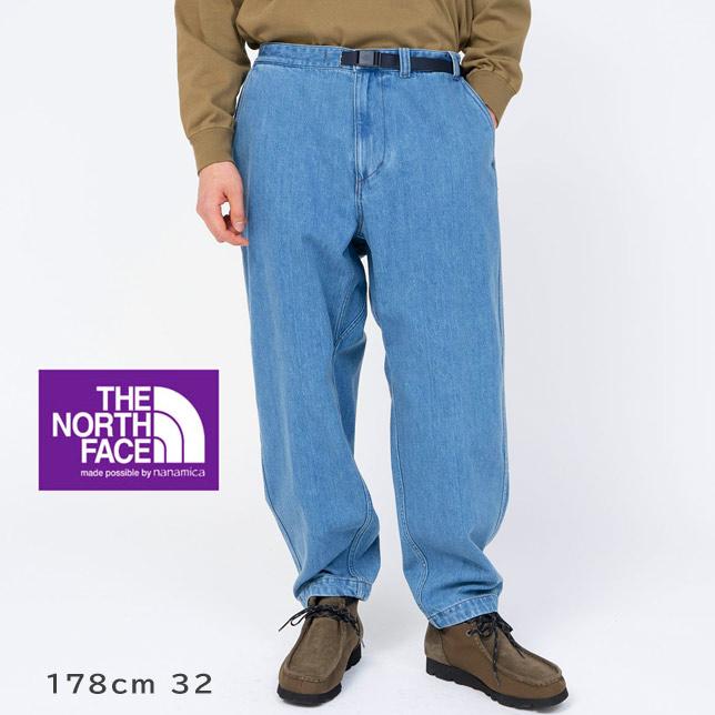 ノースフェイス パープルレーベル Denim Wide Tapered Field Pants 