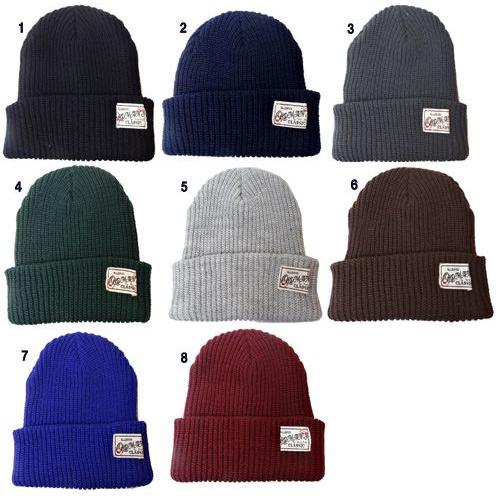 OLDMAN'S オールドマンズ ニット帽 SOLID WATCH CAP ソリッドワッチキャップ  タグ付き ニット帽 無地 メンズ OLD-2825 | 