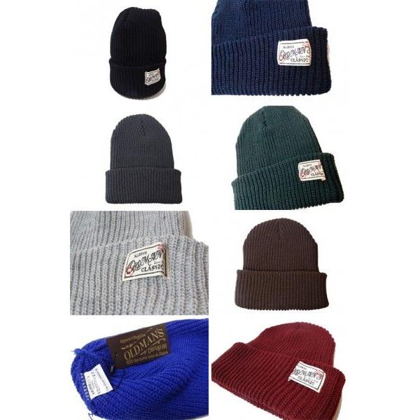 OLDMAN'S オールドマンズ ニット帽 SOLID WATCH CAP ソリッドワッチキャップ  タグ付き ニット帽 無地 メンズ OLD-2825 |  | 02