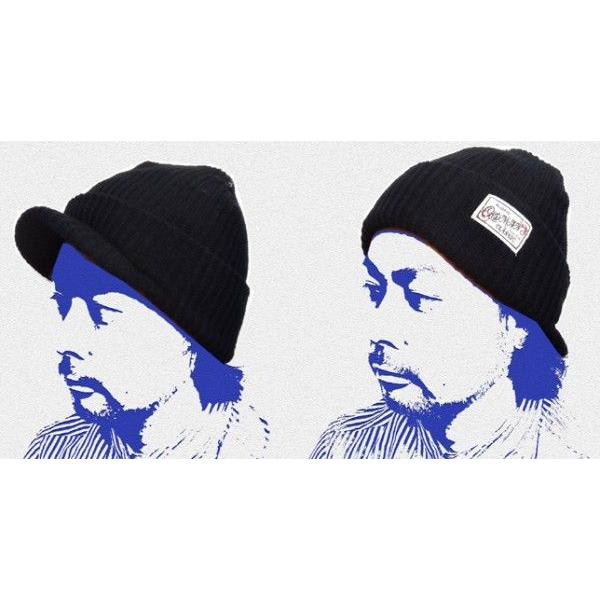 OLDMAN'S オールドマンズ ニット帽 SOLID WATCH CAP ソリッドバイザーワッチキャップ  タグ付き ツバ付 ニット帽 無地 メンズ OLD-2826 |  | 01