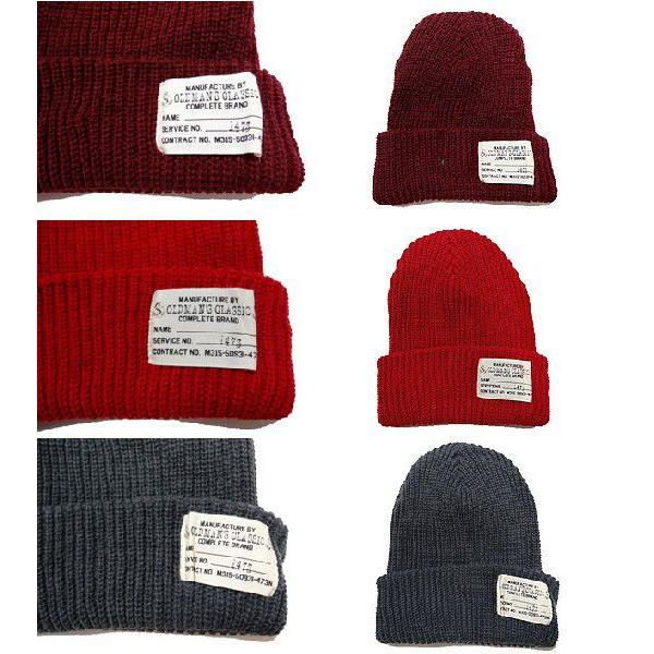 OLDMAN'S オールドマンズ ニット帽 SOLID WATCH CAP ソリッドワッチキャップ  タグ付き ニット帽 無地 メンズ OLD-2006 |  | 03